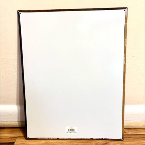 Coca-Cola 5 Cent Metal Sign - Delicious and Refreshing - 12.5" x 16" - NWOT - Picture 2 of 5